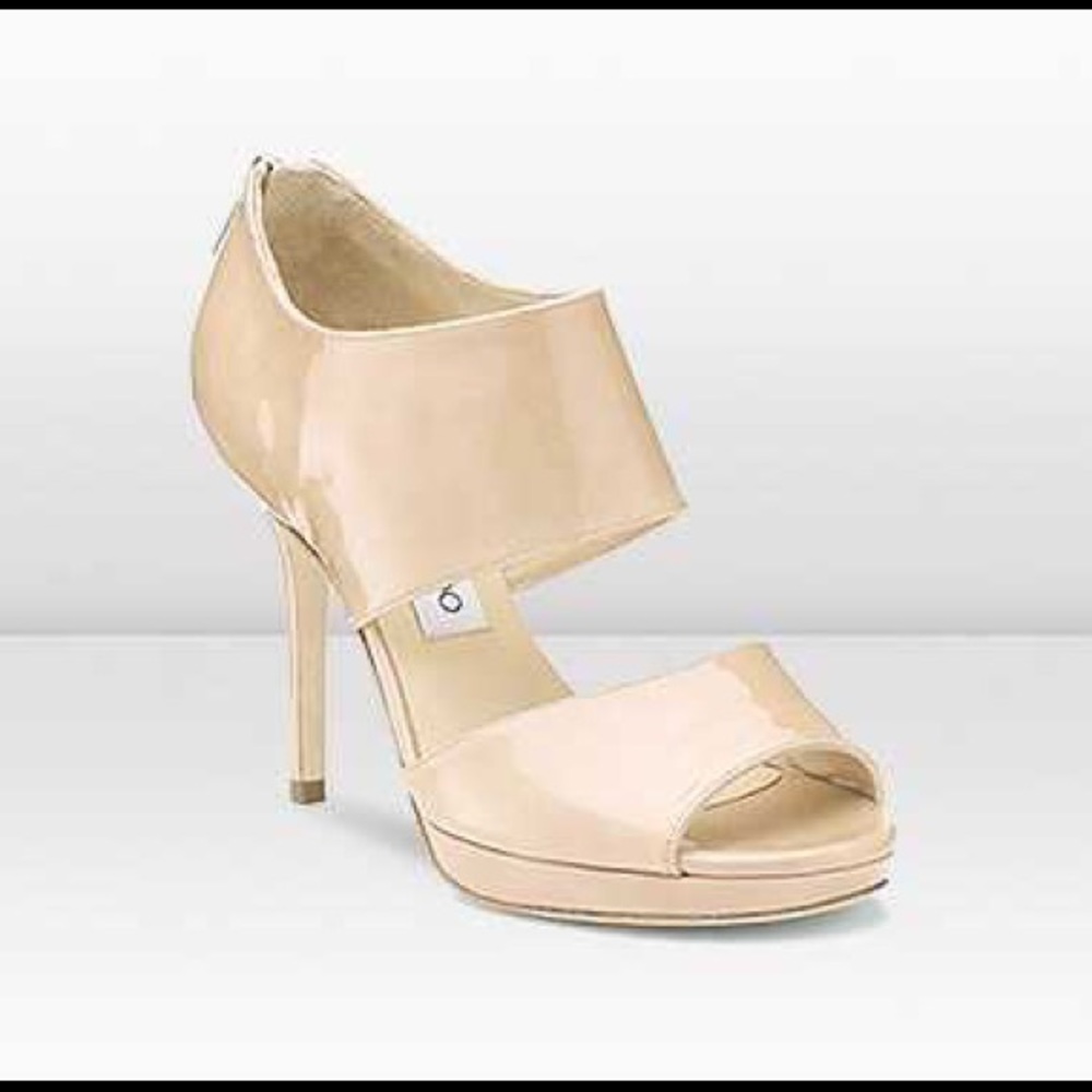 Jimmy Choo Lagoon Patent Leather Nude